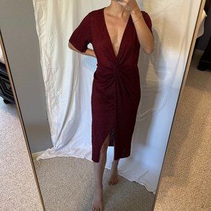 Red Midi Dress
